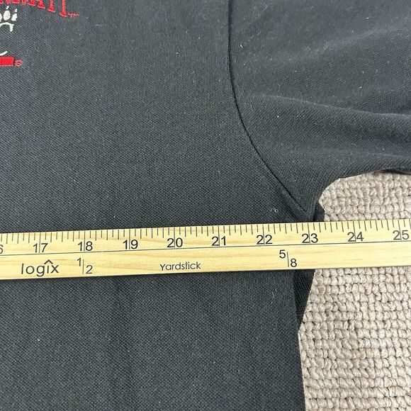 Vtg University Of Cincinnati Bearcats Polo Shirt Men’s XL Black AS Sports Y2K - Picture 5 of 9